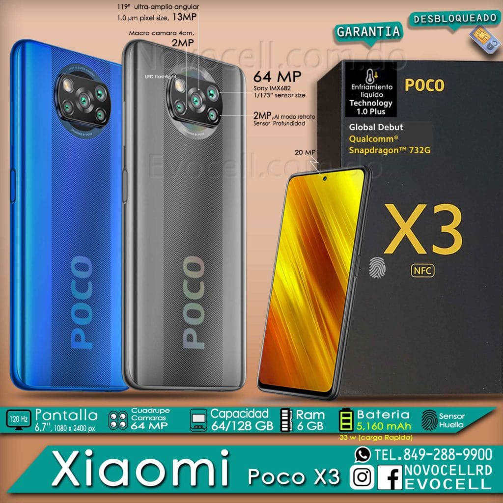 Xiaomi Poco X3 Nfc Global Evocell Novocell Rd 2258