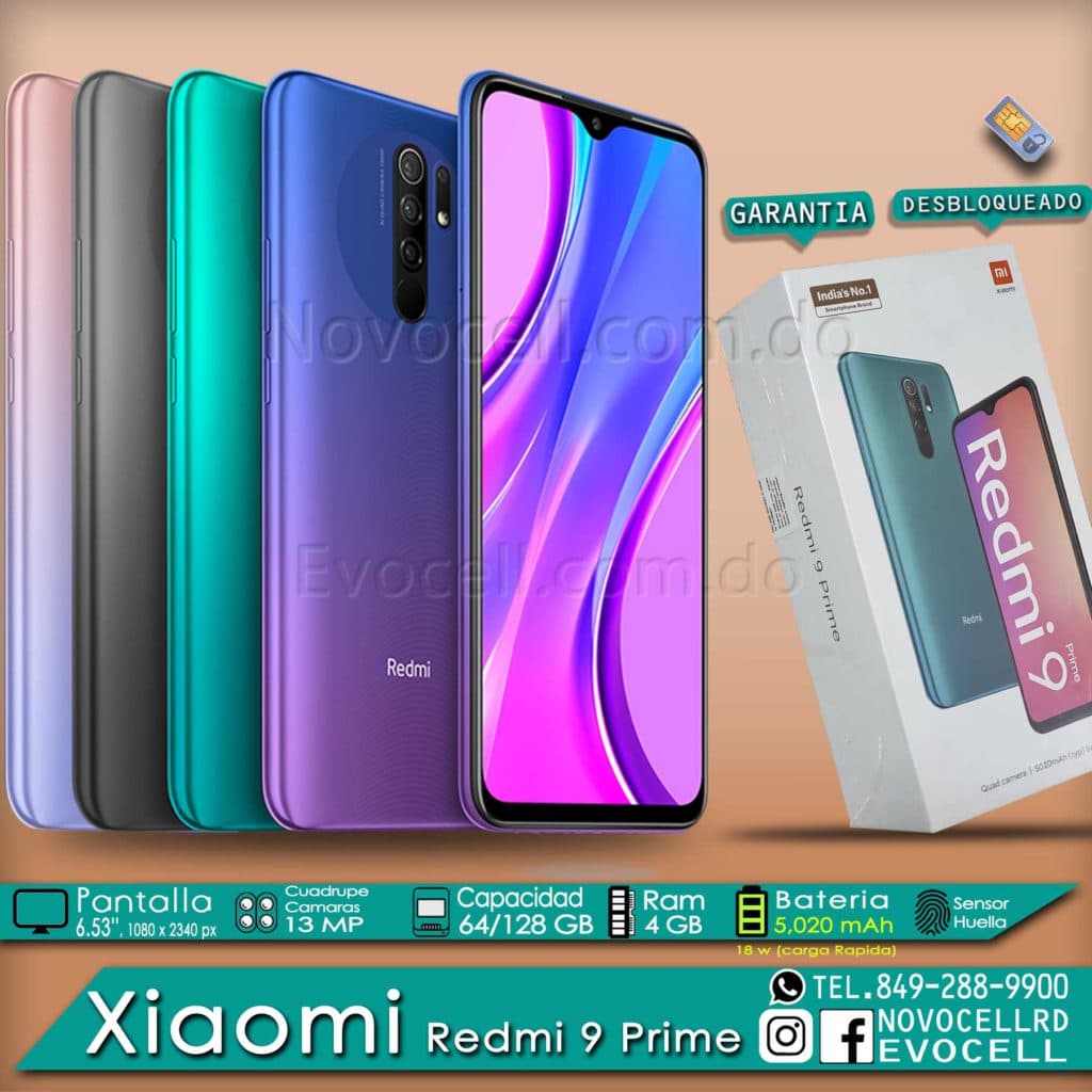 Xiaomi Redmi 9 Prime India Batería De 5020 Mah Evocell Novocell Rd