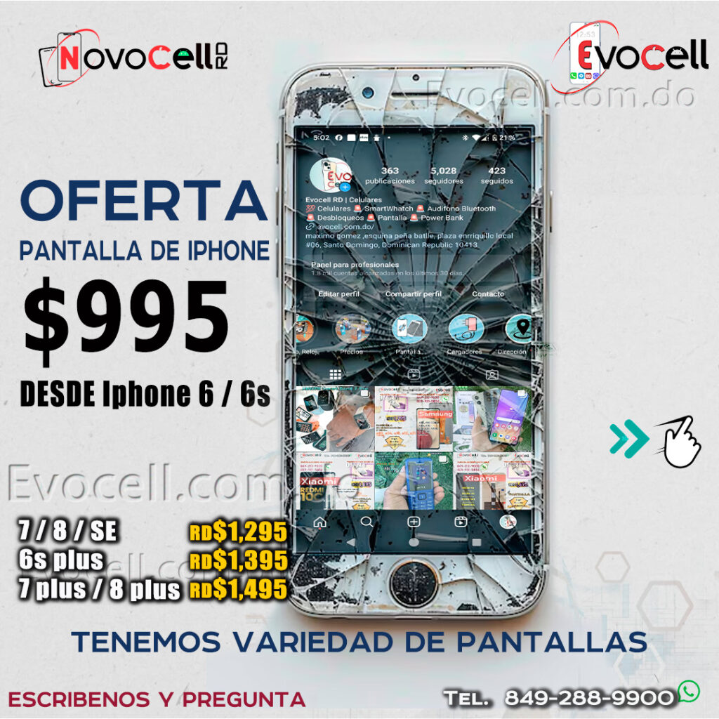 Pantalla Iphone  6/6s/6s+/7+/8/8+/x/xr/xs Max/11/11 pro Max/12/13