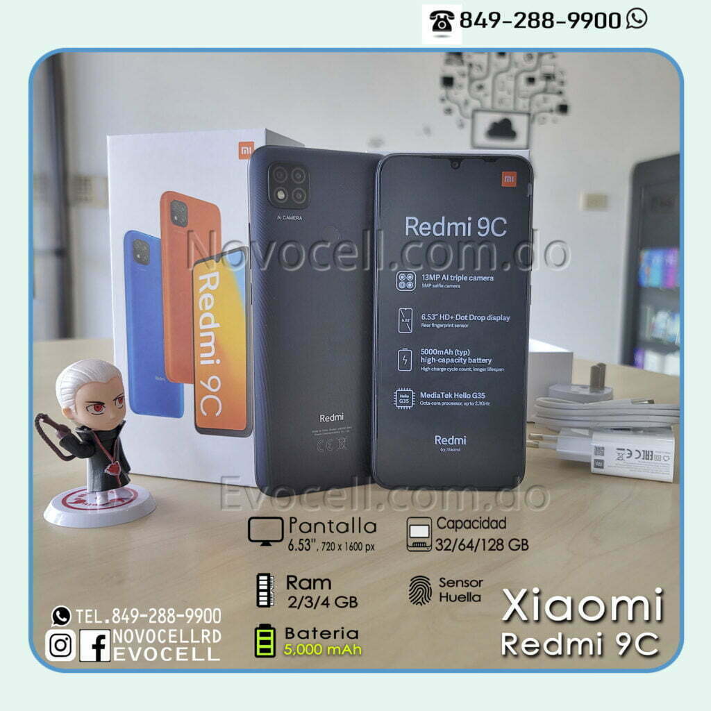Celular Xiaomi Redmi 9 C 32GB/3RAM – Pixel Store