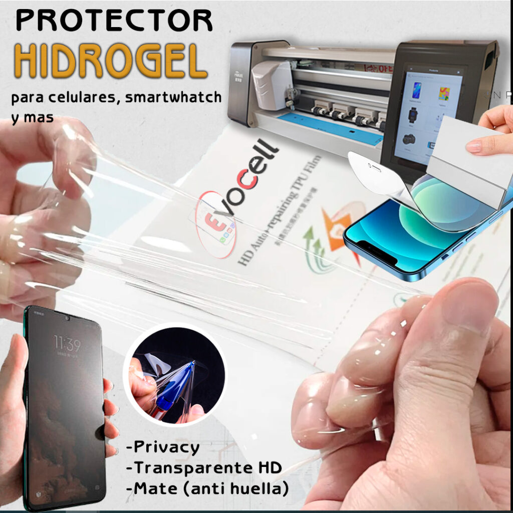 Hidrogel Protector Pantalla transparente, Mate y Privacy