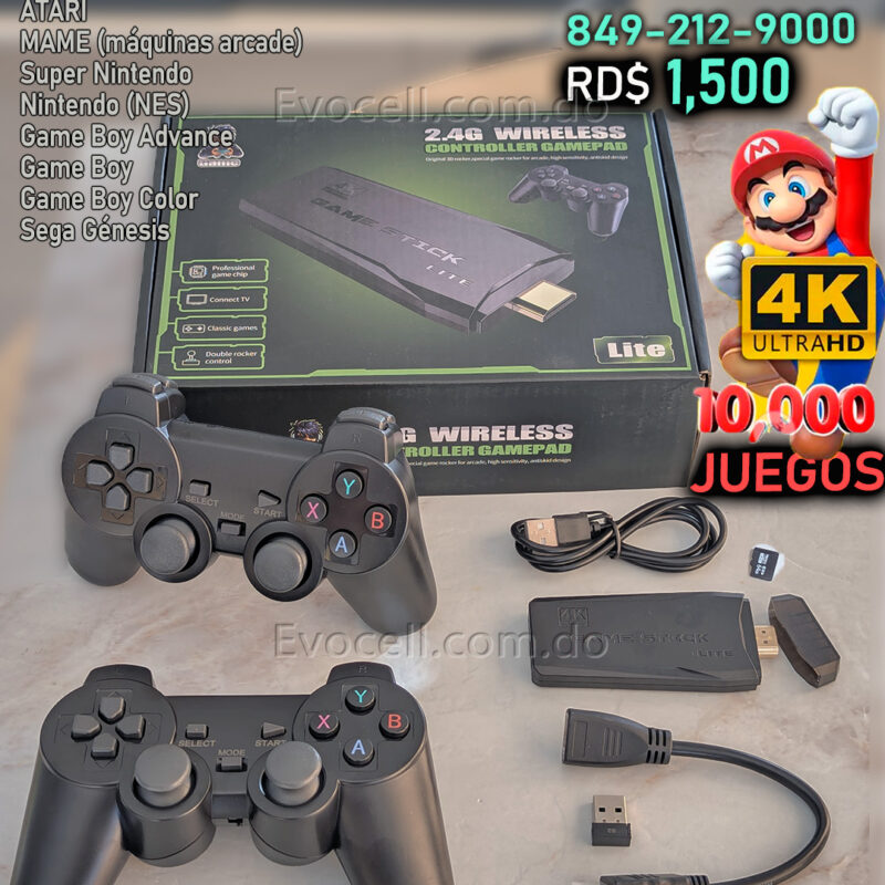Game Stick Lite 4K (miles de juegos)