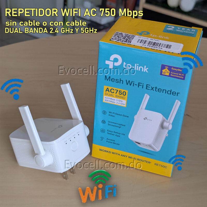 Repetidor de WiFi AC750 TP-Link
